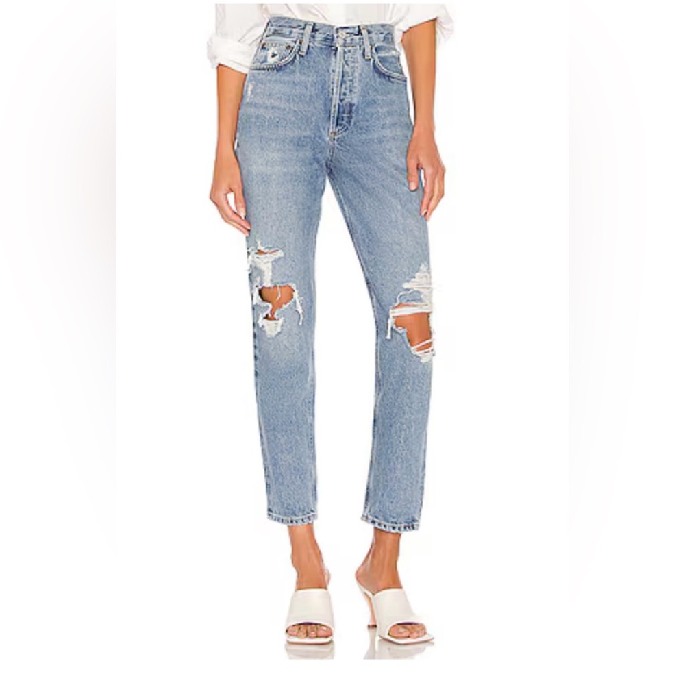 Fen High Rise Relaxed Taper Jean in Wander